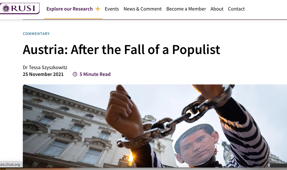 After the fall of a populist