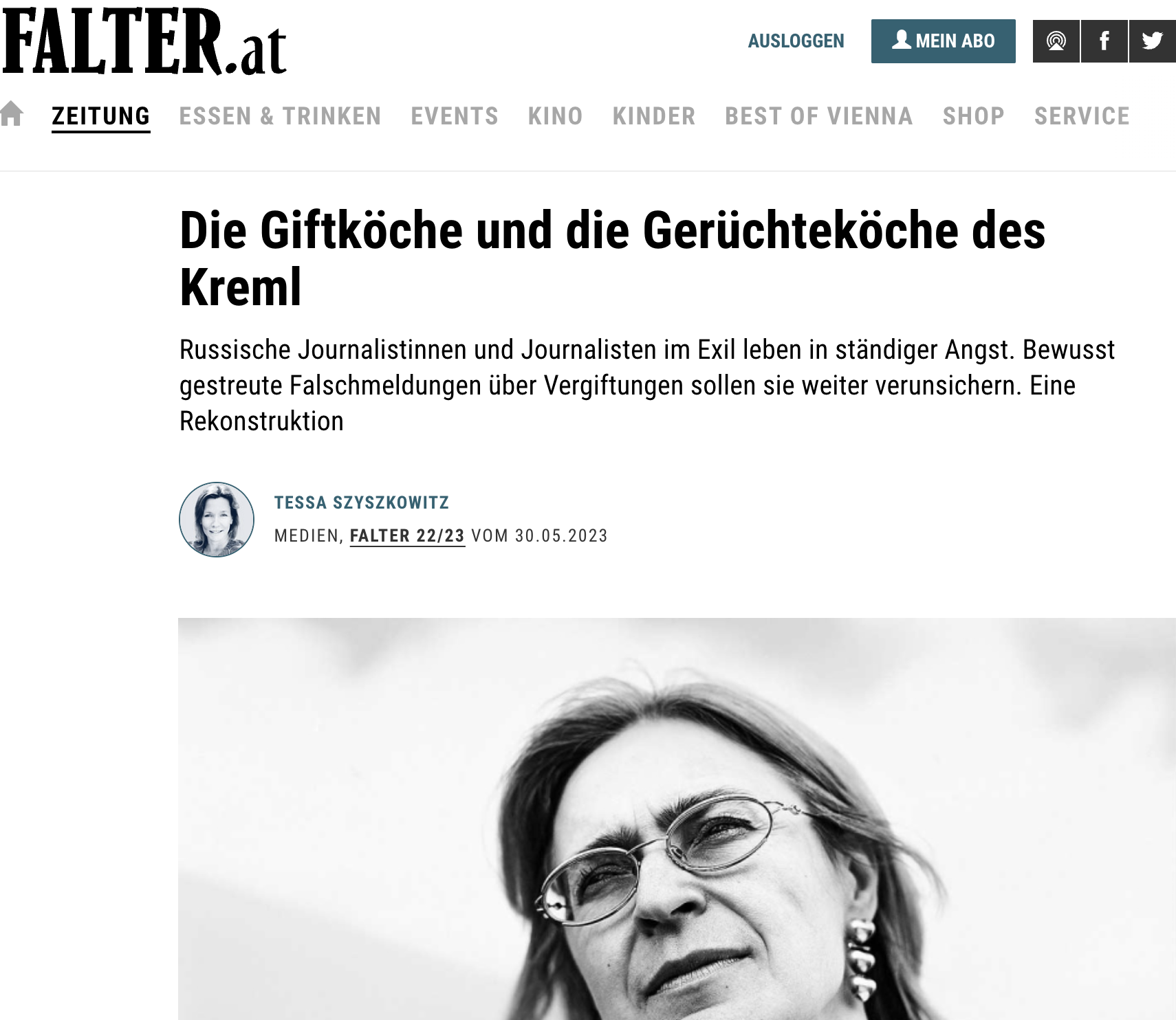 Die Giftköche und die Gerüchteköche des Kreml