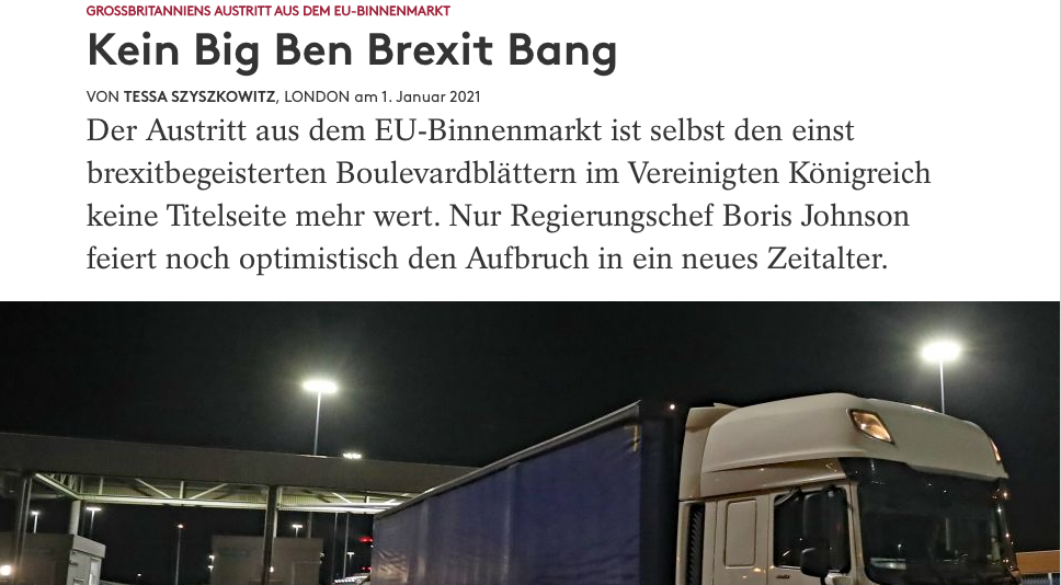 Kein Big Ben Brexit Bang