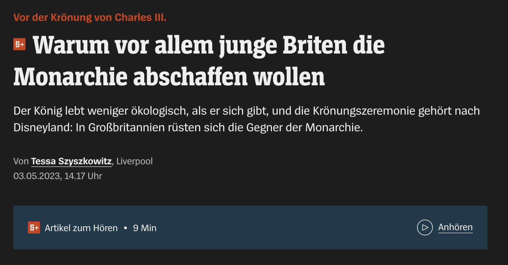 Warum vor allem junge Briten die Monarchie abschaffen wollen