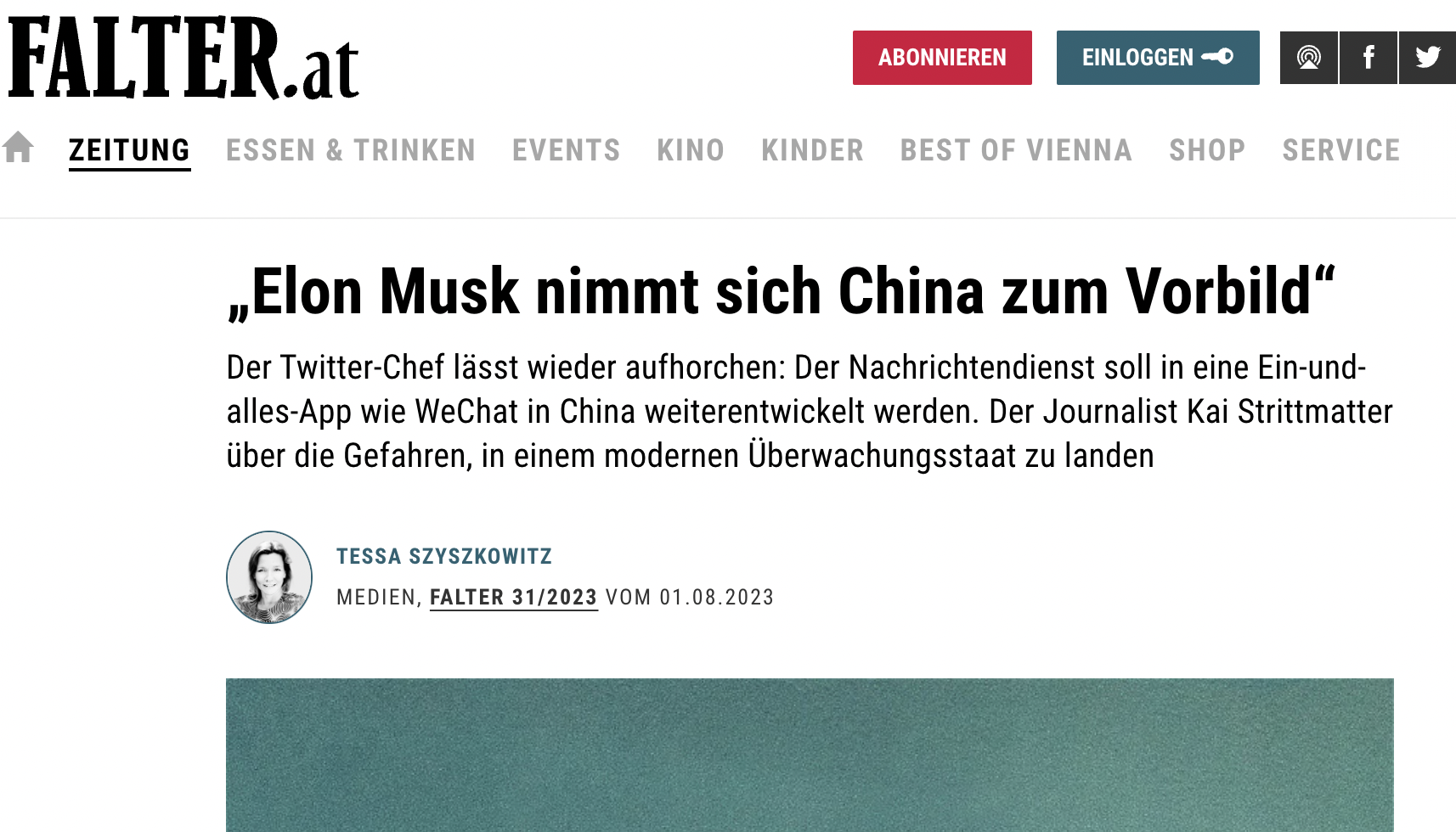 „Elon Musk nimmt sich China zum Vorbild“