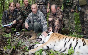 One of Putin's favourite things: Taming wild beasts